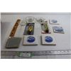 Image 1 : (3) Ashtrays, (2) Utility Knives, Misc.
