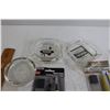 Image 4 : (3) Ashtrays, (2) Utility Knives, Misc.