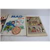 Image 4 : (4) Mad Magazines, Cracked Magazine, Reggie & Me Comic