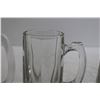 Image 3 : (3) Glass Mugs - A&W
