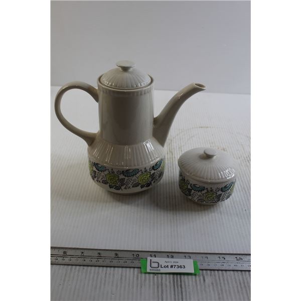 Teapot and Sugar Holder