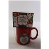 Image 2 : (2) Christmas Cartoon Mugs - Snoopy and Grinch - Hot Chocolate is Expired