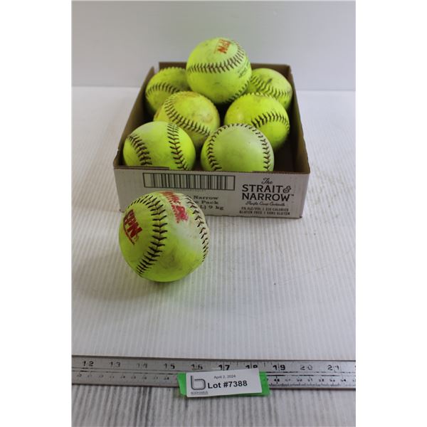 (9) Softballs