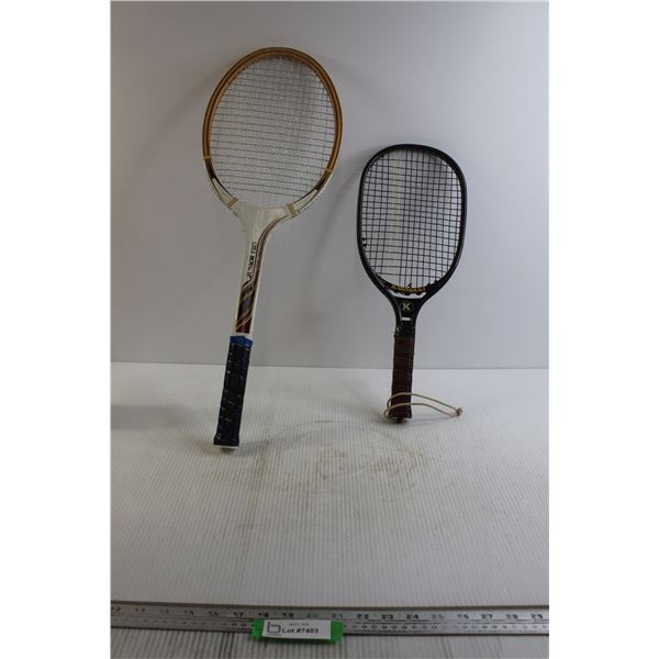 Racquetball, Vintage Tennis Racket