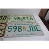 Image 4 : (7) Saskatchewan License Plates