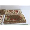 Image 3 : (6) Saskatchewan License Plates