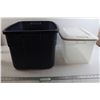 Image 1 : (2) Totes, Lid