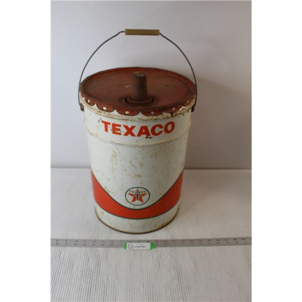 Texaco Collector Pail - 5 Gallons