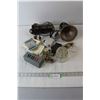 Image 1 : (2) Lamps, Breakers, Fuses, Switch Plates, Insulator, Hardware, etc.