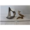 Image 1 : Dolphin Ornament, Sailboat Ornament
