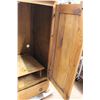 Image 2 : *Wooden Armoire - 25" x 43" x 59", Casters Not Included