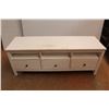 Image 1 : *Wooden 3-Drawer Storage Cabinet with Attached Power Bar - 18" x 58" x 23"