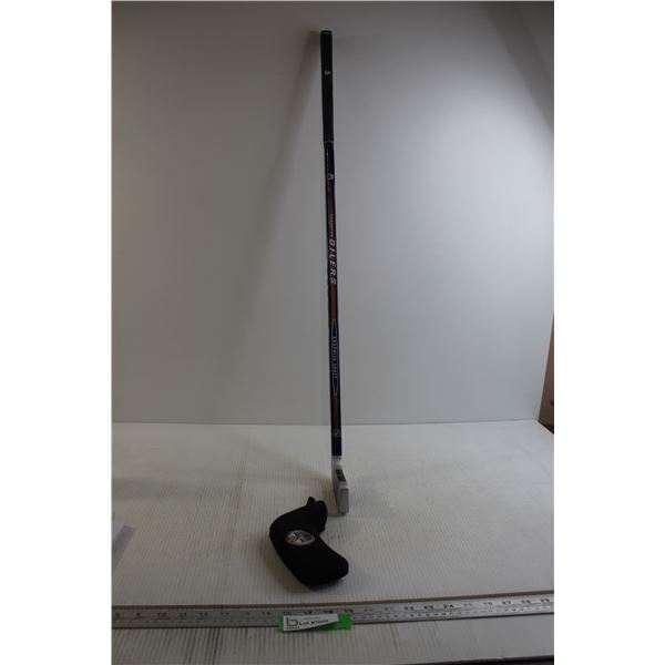 Hockey Stick Putters NHL Edmonton Oilers Hockey Stick with Cover