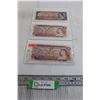 Image 1 : (3) Canadian $2 Bank Notes - 1954, 1974