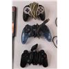 Image 3 : (2) PS2 controllers, (1) PC controller, (2) PS2 games, (3) misc. chargers