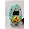 Image 2 : (2) Stuffed Animals: pizza shark and beaver