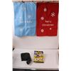 Image 1 : (2) Christmas Sacks, 3D Viewer, Sawdust Bag