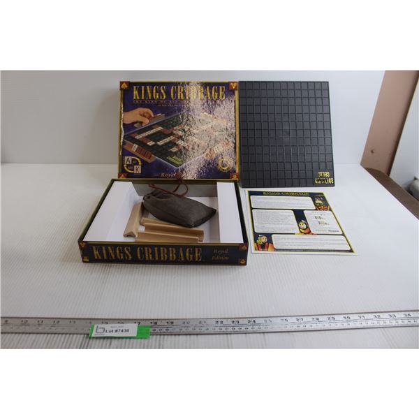 King's Cribbage Game - Consignor Says All Pieces   Instructions Included