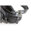 Image 4 : Black Leather Fanny Pack - (8) Compartments
