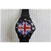 Image 2 : Black Watch with Union Jack British Flag Face - Works