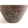 Image 2 : Tan and Black Ceramic Plant Pot - 15" Diameter, 12 1/2" Tall