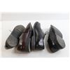 Image 4 : (2) Pairs Leather Dress Shoes - Black is Size 8 1/2, Brown is Size 8