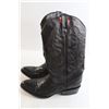 Image 2 : Black Cowboy Boots - Size Unknown