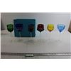 Image 1 : (6) Various Coloured Glasses
