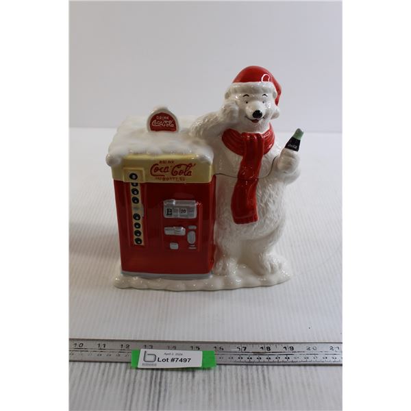 Coca-Cola Christmas Cookie Jar