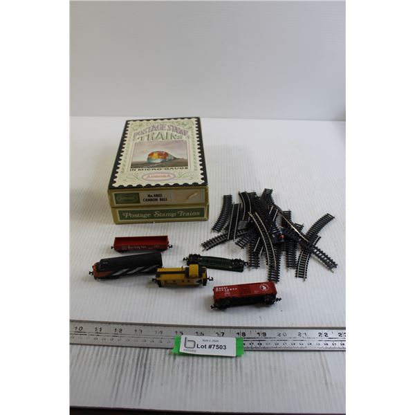 Postage Stamp Trainset