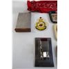 Image 2 : (3) Carnation Trays, Bandana, Flask, Misc.