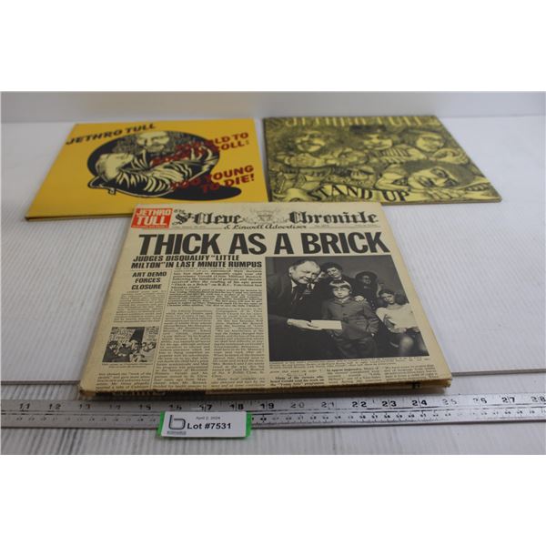 (3) Jethro Tull Vinyl Records