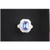 Image 2 : Blue Gem Ring - Not Authenticated