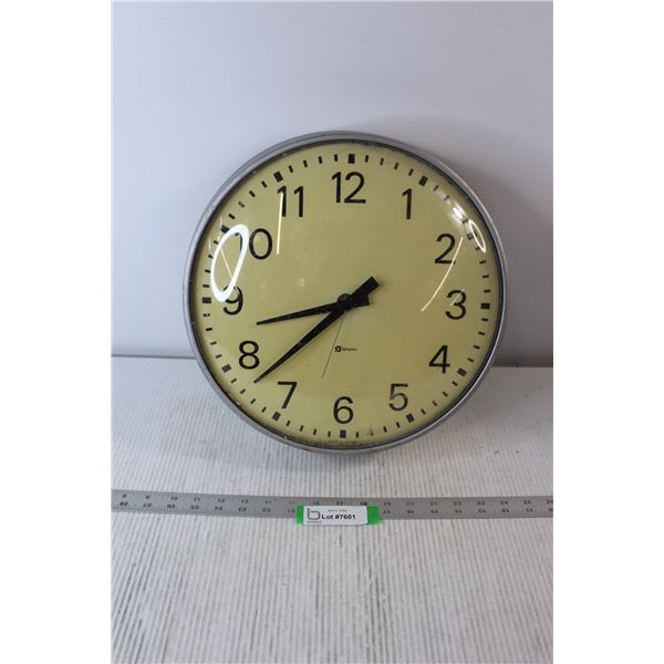 Battery Powered Simplex Wall Clock