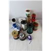Image 2 : Ribbons, Gift Wrap, Scissors, Ornaments, Tape, Gift Tags, Sterilite Container, etc.