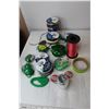 Image 3 : Ribbons, Gift Wrap, Scissors, Ornaments, Tape, Gift Tags, Sterilite Container, etc.