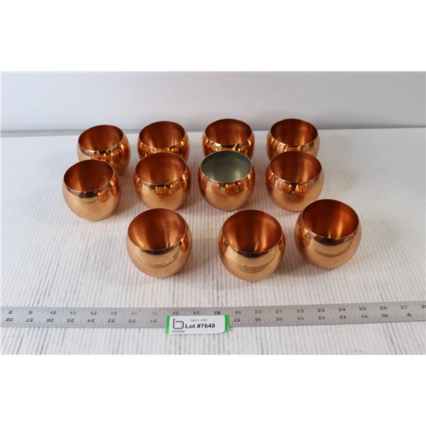 (11) Coppercraft Cups