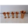 Image 2 : Coppercraft Goblets, Cup, Bowl, Napkin Rings, Hanging Pots, etc.