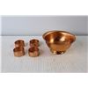 Image 3 : Coppercraft Goblets, Cup, Bowl, Napkin Rings, Hanging Pots, etc.