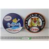 Image 1 : (2) Round Esso Metal Signs