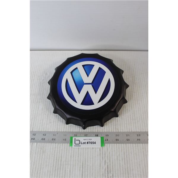 VW Metal Sign