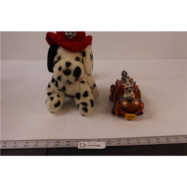 Dalmatian Stuffed Animal, Dalmatian Car Storage