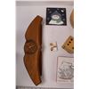 Image 2 : Misc. Christmas Ornaments, Broken Clock, Wooden Dish