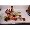 Image 1 : (8) Artificial Fruits, Nesting Doll (Nothing inside), Misc.