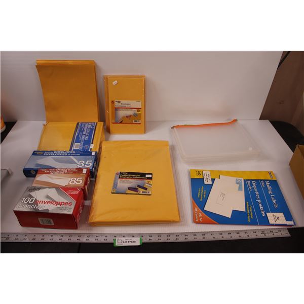 (30+) Envelopes, Mailing Labels, Bubble mailers, etc.