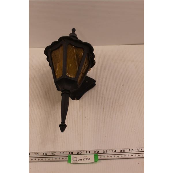 Vintage Outdoor Light - Metal & Glass