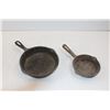 Image 6 : Cast Iron Pans - Wagner Ware 8" Skillet & Japan 4"