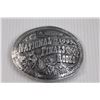 Image 2 : 1995 National Finals Rodeo Belt Buckles (1) Adult (1) Kids (New, Factory Sealed)