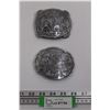 Image 1 : 1996 & 1997 50th Anniversary National Finals Rodeo Belt Buckles (New, Factory Sealed)
