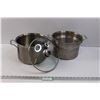 Image 1 : Pasta Pot w/ Insert & Lid (Unmarked)